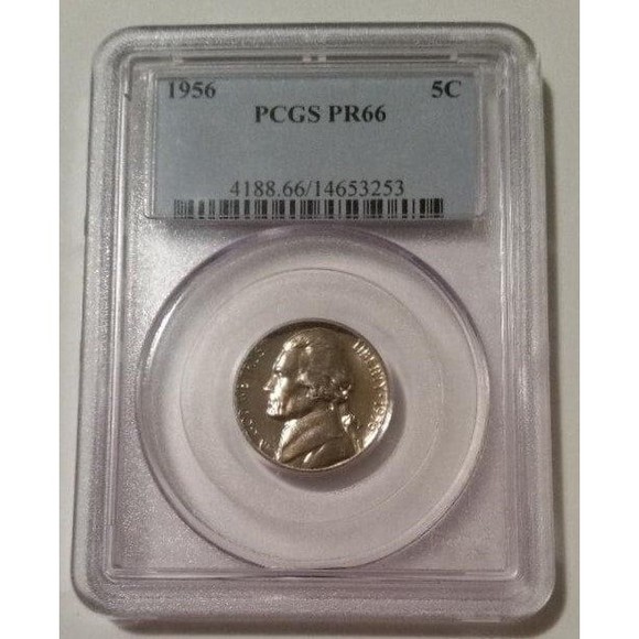 1956 Jefferson Nickel Proof PR66 PCGS - Picture 1 of 2